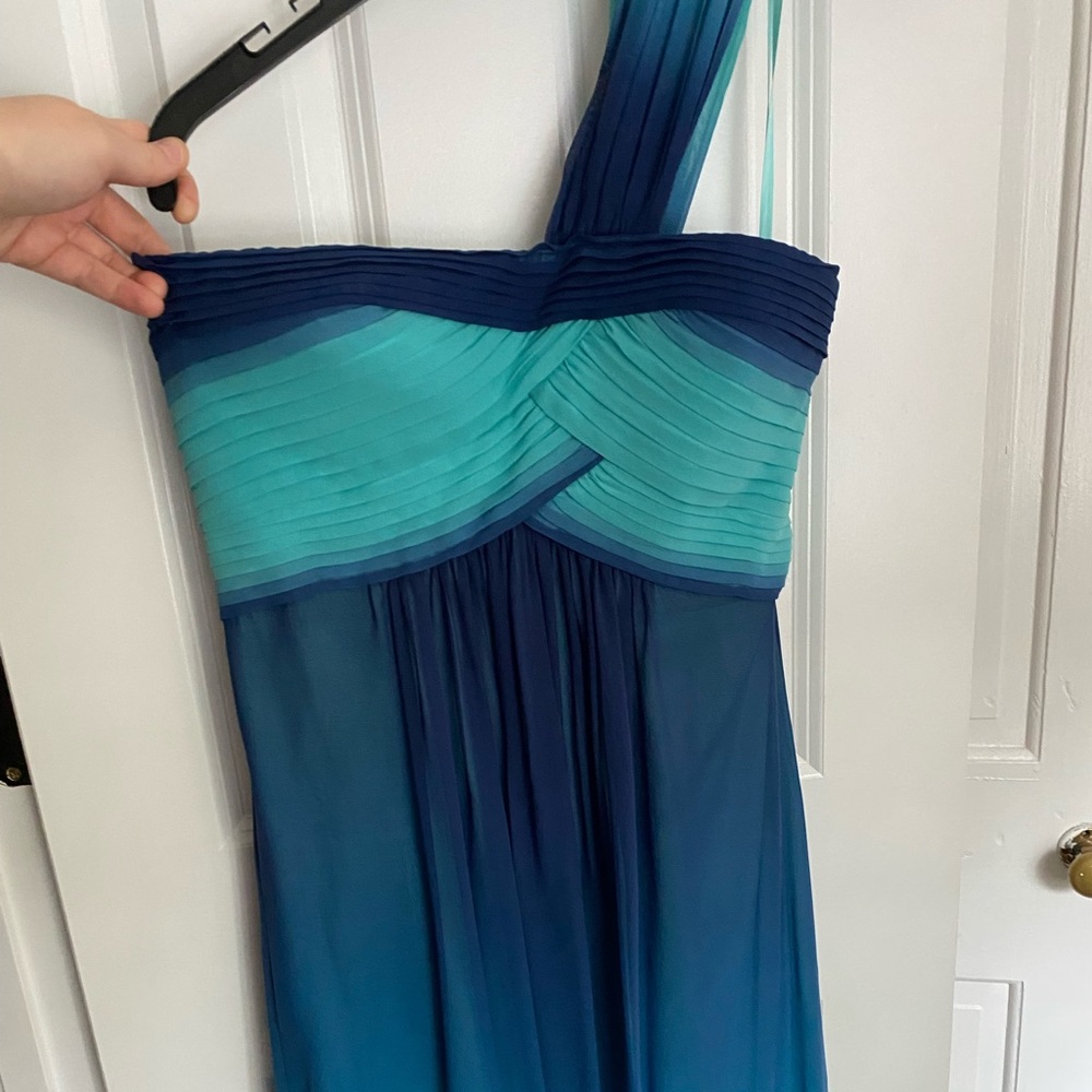 BCBG Blue Ombré Gown - Picture 6 of 7
